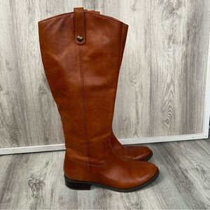 I.N.C. International Concepts Fawne Knee High Riding Boots Women 8.5 Leather